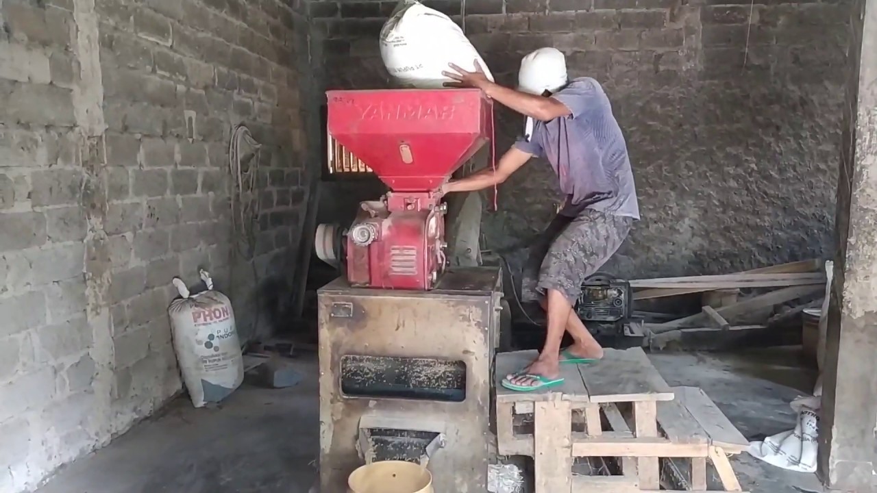 penggilingan padi ala rumahan