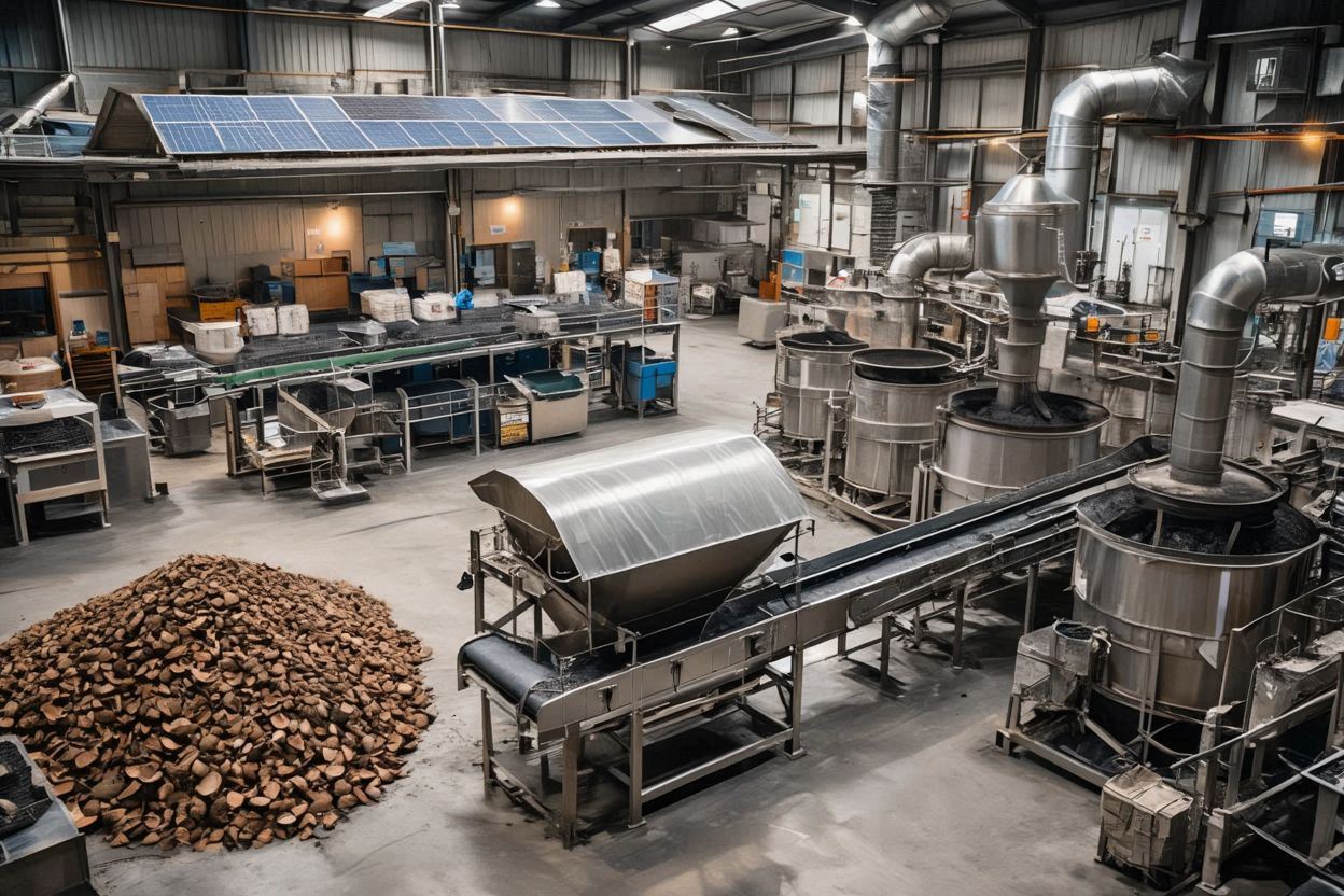 Coconut Shell Charcoal Production Process for Sustainable Quality